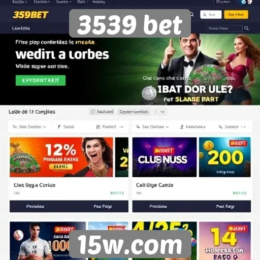 Promoções em destaque no site 3539 bet